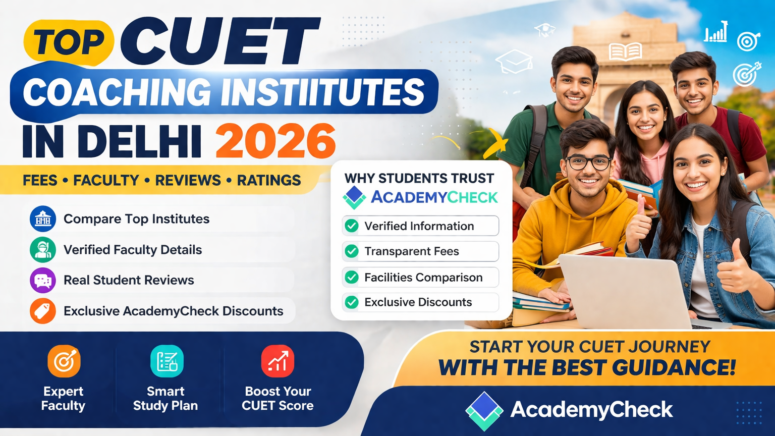 Best 10 CUET Coaching in Delhi 2026